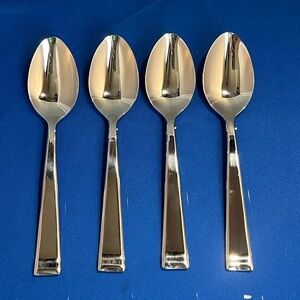 vintage sola switzerland oval soup spoons Lot Of 4